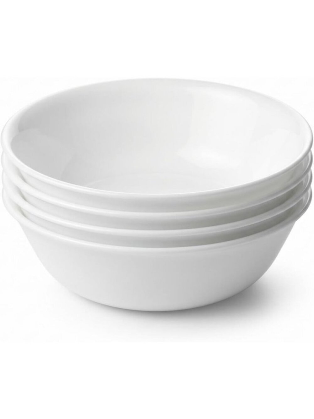 Durable Eco-Friendly 4-Pc Meal Bowl Set, 9.25-Inch Stackable, Microwave